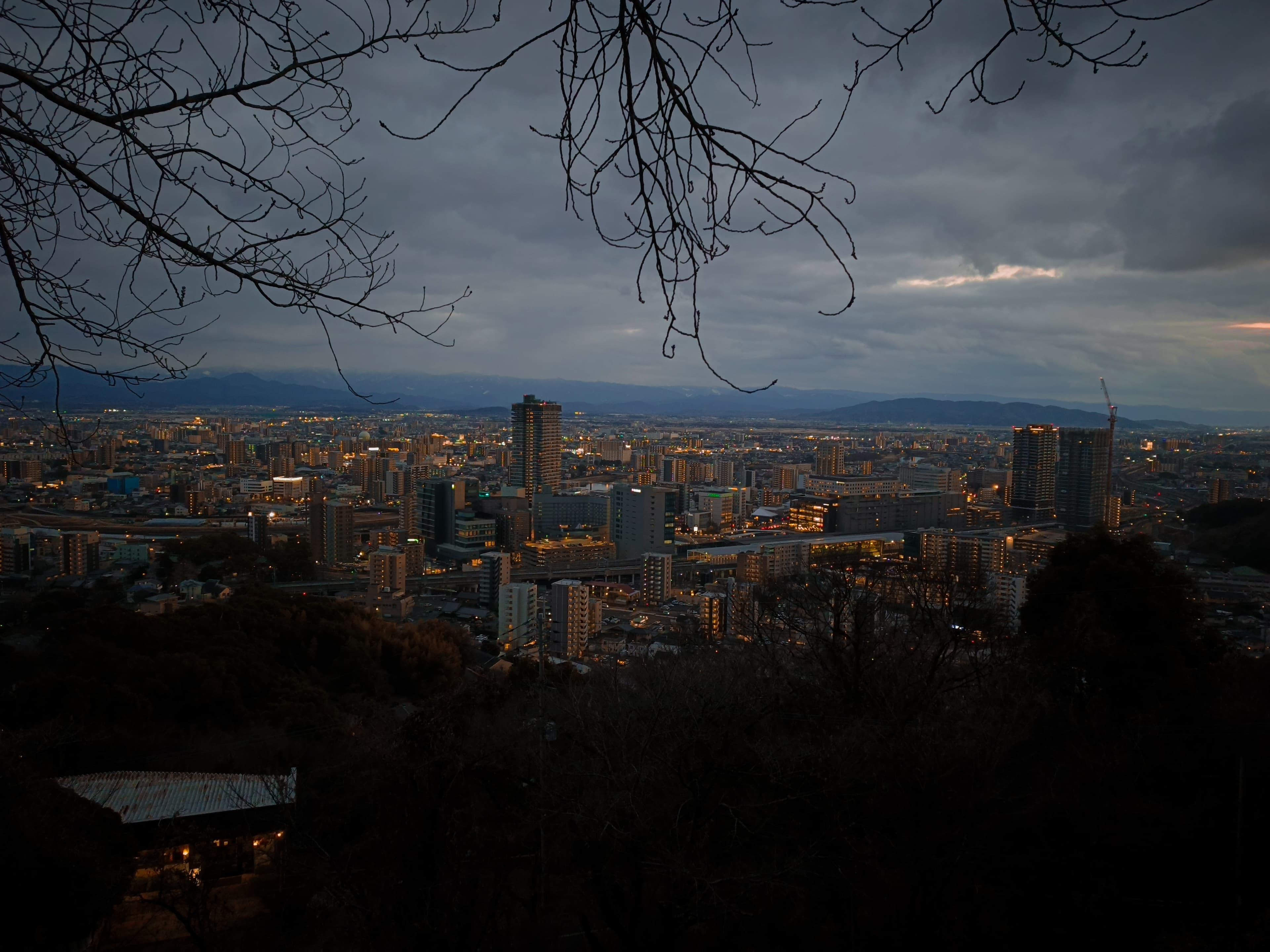 View from the top of Hanaokayama